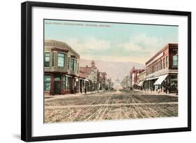 Mine Street, Anaconda-null-Framed Art Print