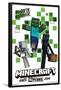 Minecraft: 15th Anniversary - Hostile Behavior-Trends International-Framed Poster