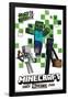 Minecraft: 15th Anniversary - Hostile Behavior-Trends International-Framed Poster