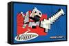 Minecraft - Bone-Trends International-Framed Stretched Canvas