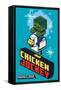 Minecraft - Chicken Jockey-Trends International-Framed Stretched Canvas