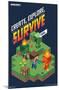 Minecraft - Create, Explore, Survive 2-Trends International-Mounted Poster