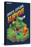 Minecraft - Create, Explore, Survive 2-Trends International-Stretched Canvas