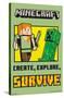 Minecraft - Create, Explore, Survive-Trends International-Stretched Canvas