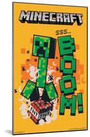Minecraft - Creeper Boom-Trends International-Mounted Poster