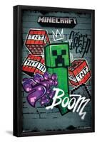 Minecraft - Creeper Do Not Enter-Trends International-Framed Poster