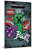 Minecraft - Creeper Do Not Enter-Trends International-Mounted Poster