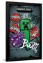 Minecraft - Creeper Do Not Enter-Trends International-Framed Poster