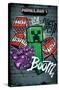 Minecraft - Creeper Do Not Enter-Trends International-Stretched Canvas