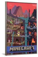 Minecraft Cube-null-Framed Poster