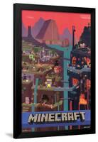 Minecraft Cube-null-Framed Poster