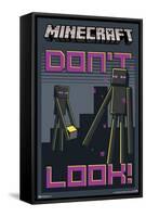 Minecraft - Don't Look-Trends International-Framed Stretched Canvas