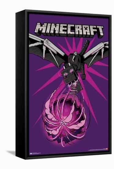 Minecraft - Dragon-Trends International-Framed Stretched Canvas