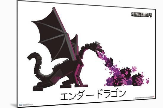 Minecraft - Ender Dragon-Trends International-Mounted Poster