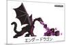 Minecraft - Ender Dragon-Trends International-Mounted Poster