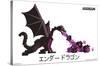 Minecraft - Ender Dragon-Trends International-Stretched Canvas