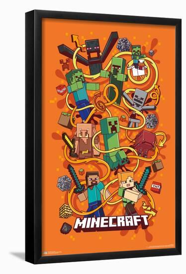 Minecraft - Funtage-Trends International-Framed Poster