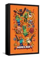 Minecraft - Funtage-Trends International-Framed Stretched Canvas