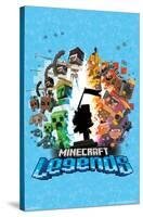 Minecraft: Legends - Blue-Trends International-Stretched Canvas