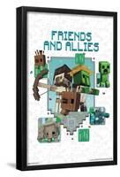 Minecraft: Legends - Friends and Allies-Trends International-Framed Poster