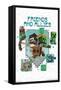 Minecraft: Legends - Friends and Allies-Trends International-Framed Stretched Canvas