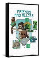 Minecraft: Legends - Friends and Allies-Trends International-Framed Stretched Canvas