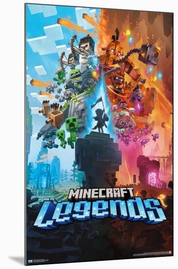 Minecraft: Legends - Key Art-Trends International-Mounted Poster