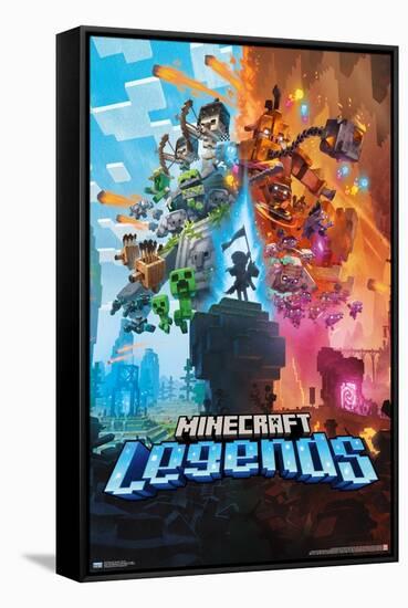 Minecraft: Legends - Key Art-Trends International-Framed Stretched Canvas