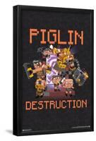 Minecraft: Legends - Piglin Destruction-Trends International-Framed Poster