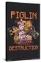 Minecraft: Legends - Piglin Destruction-Trends International-Stretched Canvas