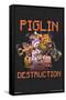 Minecraft: Legends - Piglin Destruction-Trends International-Framed Stretched Canvas