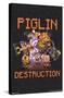 Minecraft: Legends - Piglin Destruction-Trends International-Stretched Canvas