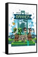 Minecraft: Legends - Raise Your Banner-Trends International-Framed Stretched Canvas