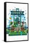 Minecraft: Legends - Raise Your Banner-Trends International-Framed Stretched Canvas