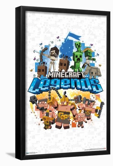 Minecraft: Legends - White-Trends International-Framed Poster