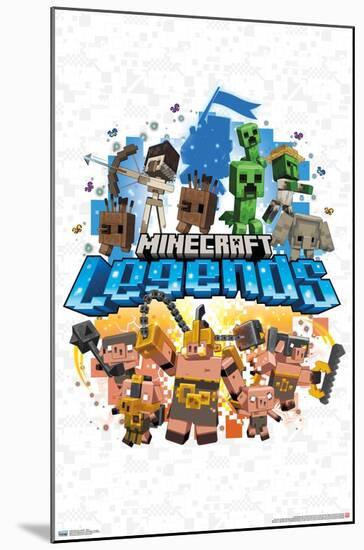 Minecraft: Legends - White-Trends International-Mounted Poster
