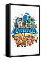 Minecraft: Legends - White-Trends International-Framed Stretched Canvas