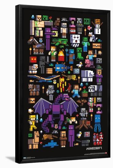 Minecraft - Mobbery-Trends International-Framed Poster