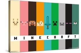 Minecraft - Pixel Bars-Trends International-Stretched Canvas