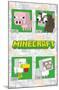 Minecraft - Simple Comic Animal Grid-Trends International-Mounted Poster