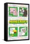 Minecraft - Simple Comic Animal Grid-Trends International-Framed Stretched Canvas