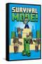 Minecraft - Survival Mode-Trends International-Framed Stretched Canvas