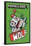 Minecraft - Wolf-Trends International-Framed Poster