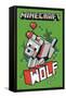 Minecraft - Wolf-Trends International-Framed Stretched Canvas