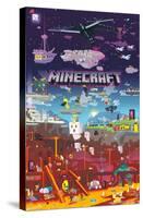 Minecraft - World Beyond-Trends International-Stretched Canvas