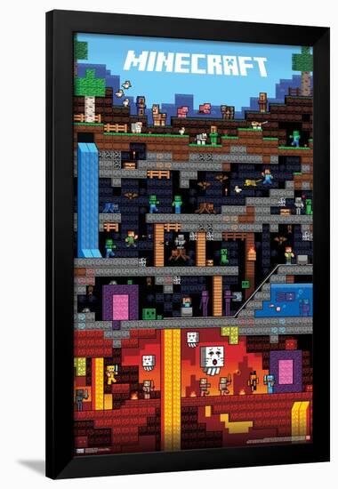 Minecraft - Worldly-Trends International-Framed Poster