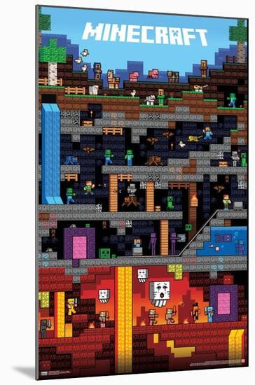 Minecraft - Worldly-Trends International-Mounted Poster