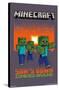 Minecraft - Zombies Around-Trends International-Stretched Canvas