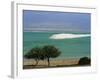 Mined Sea Salt at Shallow South End of the Dead Sea Near Ein Boqeq, Israel, Middle East-Robert Francis-Framed Photographic Print