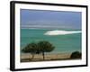 Mined Sea Salt at Shallow South End of the Dead Sea Near Ein Boqeq, Israel, Middle East-Robert Francis-Framed Photographic Print